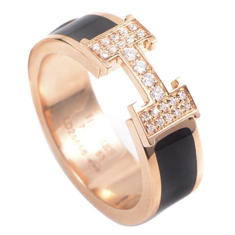 hermes diamond ring|authentic hermes rings.